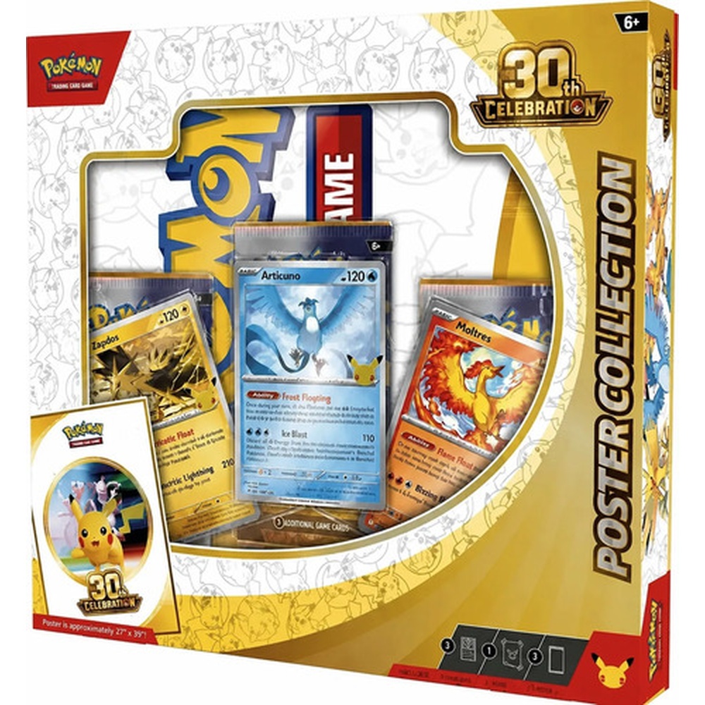 Pokemon Tcg 30th Poster Collection Ingles 10-10467-109 Poster Collection