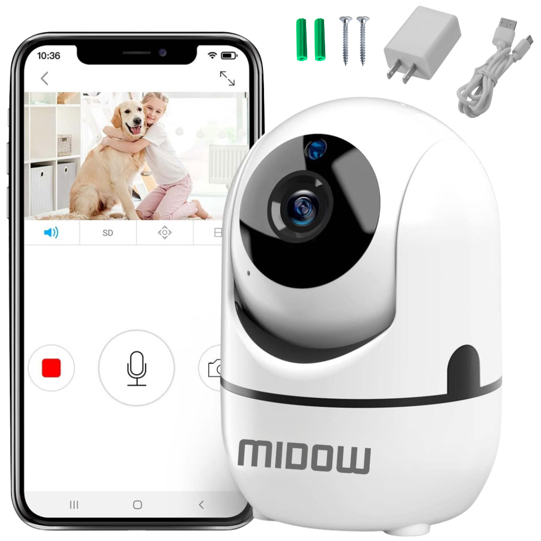 Camara de seguridad Domo inalambrica Midow WIFI con Base 2K