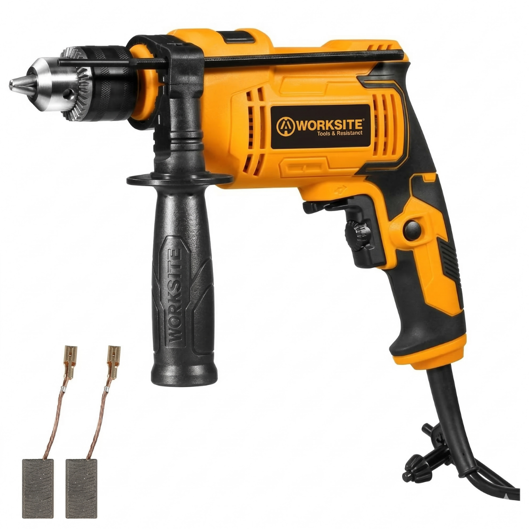Taladro De Impacto Eléctrico 710w Worksite 3000rpm 13mm